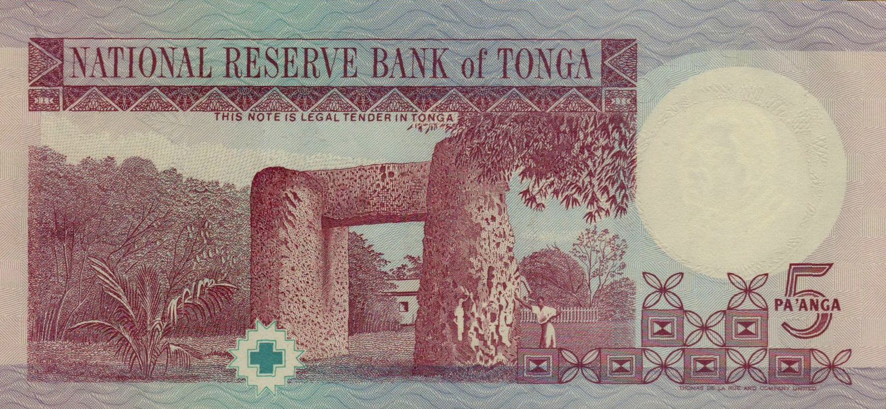 Tonga 5 1995 UNC P-33/b